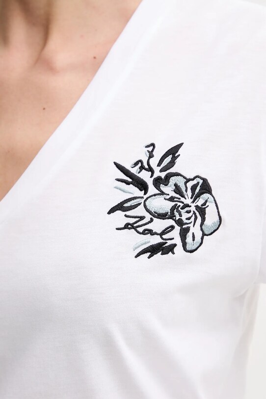 Karl Lagerfeld tricou A2W17059 alb