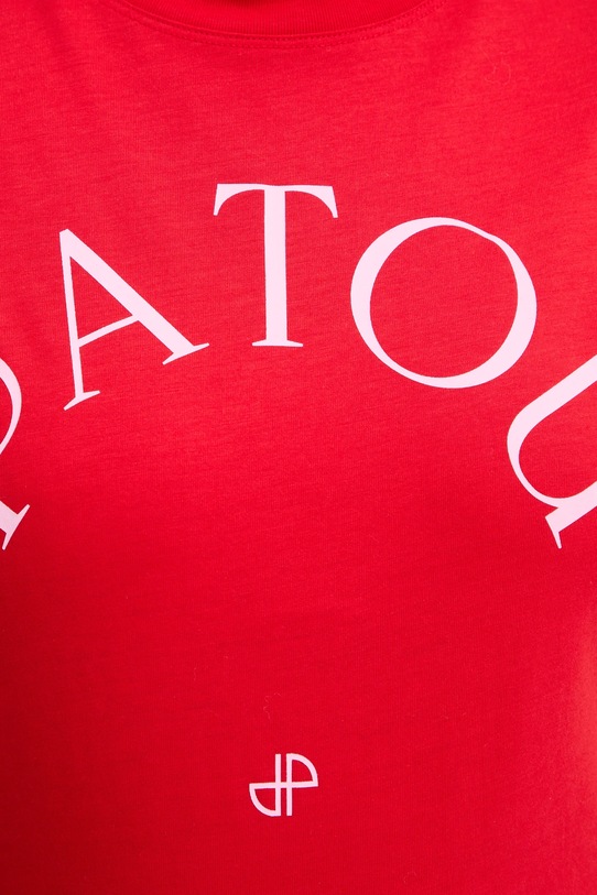 Patou t-shirt bawełniany JE1369999 czerwony