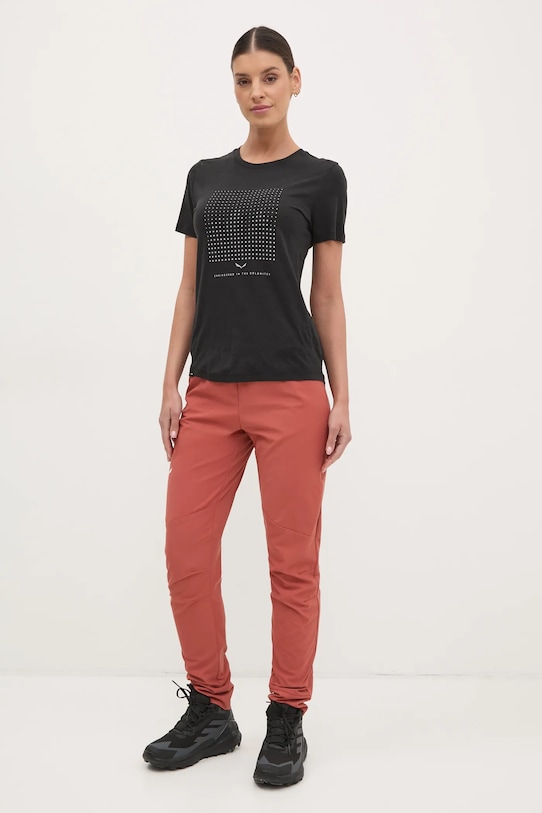 Salewa tricou sport Eagle Dotted 00.0000028902 negru SS25