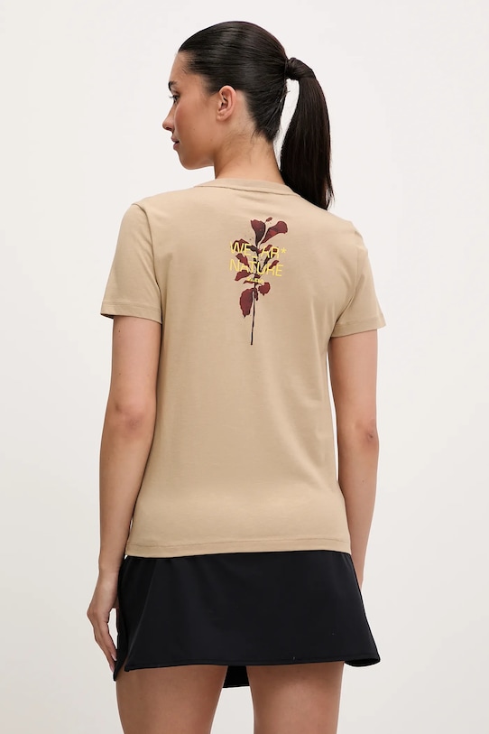 Odzież Salewa t-shirt sportowy Eagle Nature 00.0000029109 beżowy