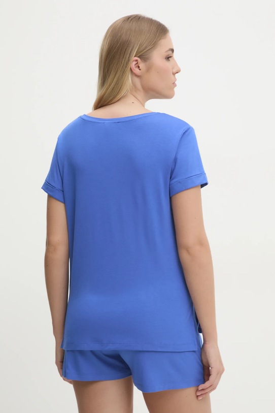 Tričko Emporio Armani Underwear EW000780.AF12192 modrá SS25