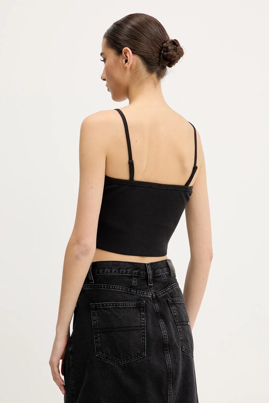 Oblečenie Bavlnený top Vans VN000M8UBLK1 čierna