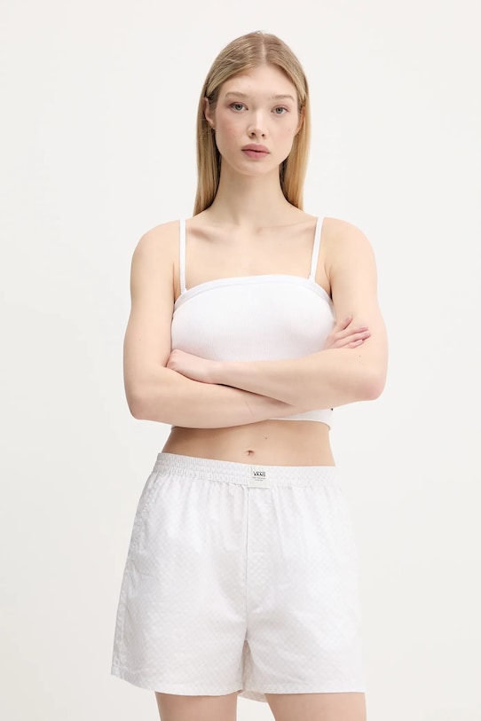 Vans top din bumbac uni alb VN000M8UWHT1