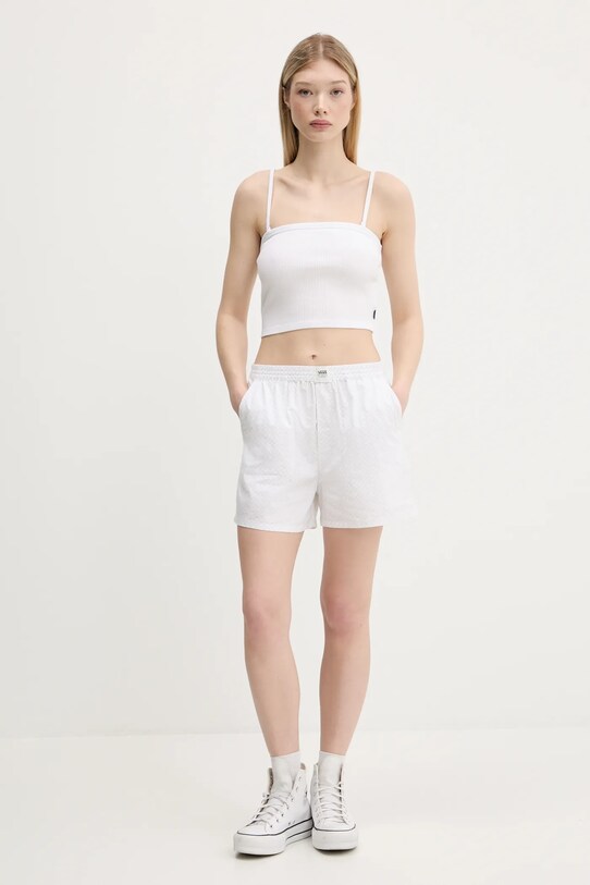 Vans top bawełniany VN000M8UWHT1 biały SS25