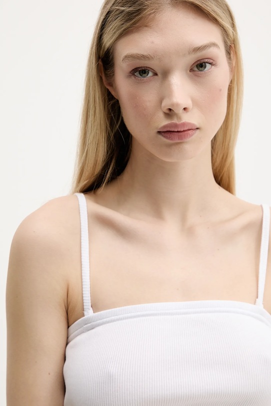 Vans top din bumbac alb VN000M8UWHT1