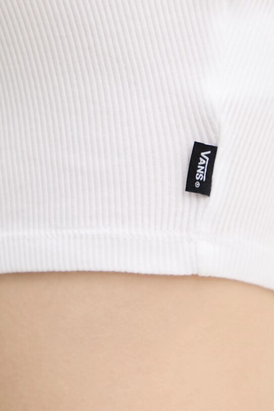 Vans top bawełniany VN000M8UWHT1 biały