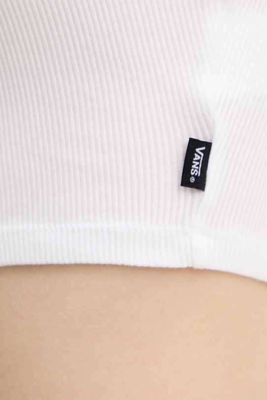 Vans top din bumbac VN000M8UWHT1 alb