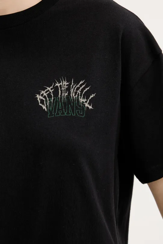 Bavlnené tričko Vans VN000MCNBLK1 čierna
