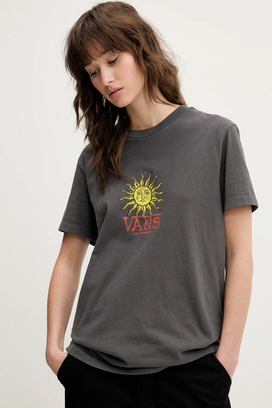 Vans t-shirt in cotone grigio VN000NXA1O71