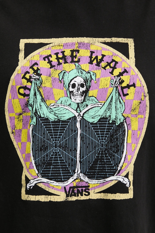 Vans tricou din bumbac VN000NXFBLK1 negru