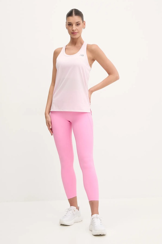 Tréningový top New Balance Sport Essentials WT41220RSG ružová SS25