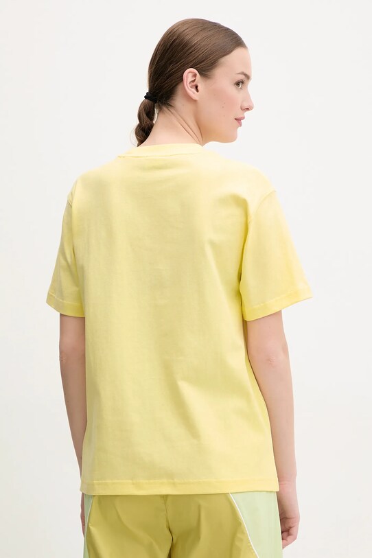 Îmbrăcăminte New Balance tricou din bumbac WT41501PRC galben