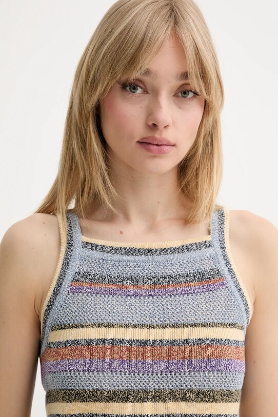 BA&SH top in cotone TANNIA blu 1E25TANN