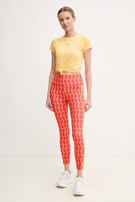 New Balance tricou de alergare Jacquard WT51223CEE galben SS25