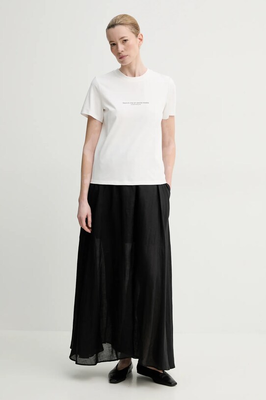ISABELLE BLANCHE tricou IS25SS.T153.T013 alb SS25