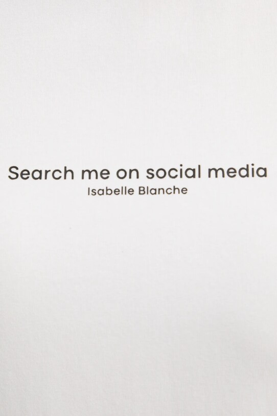 ISABELLE BLANCHE tricou IS25SS.T153.T013 alb