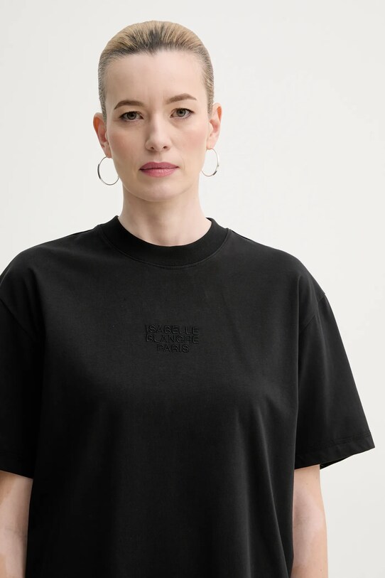 ISABELLE BLANCHE tricou negru IS25SS.T053.T013