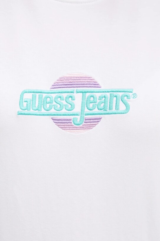 Guess Jeans tricou W5GI26.J1314 alb