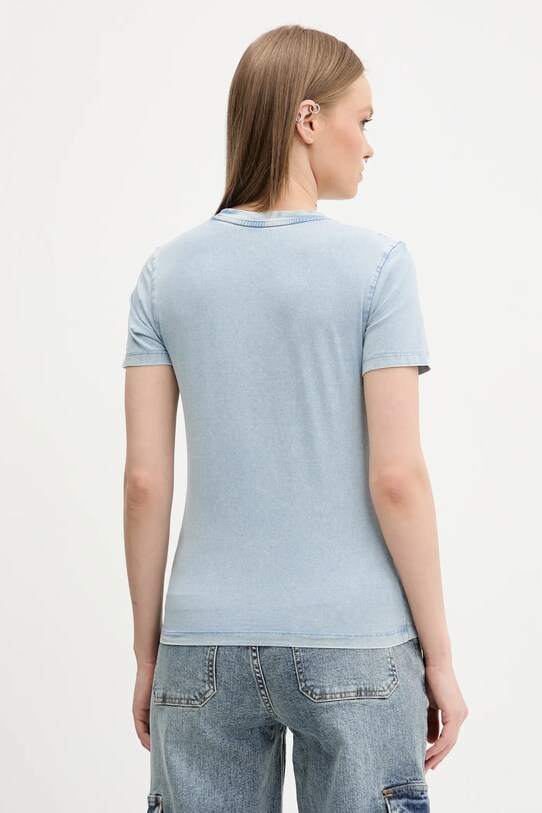 Îmbrăcăminte Guess Jeans tricou din bumbac W5GI41.KCTL1 albastru
