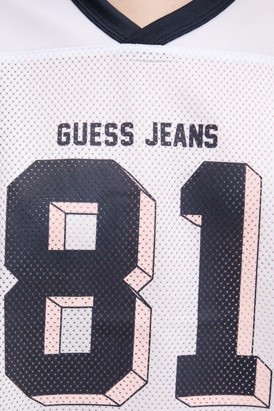 Μπλουζάκι Guess Jeans W5GI59.KCTE2 λευκό
