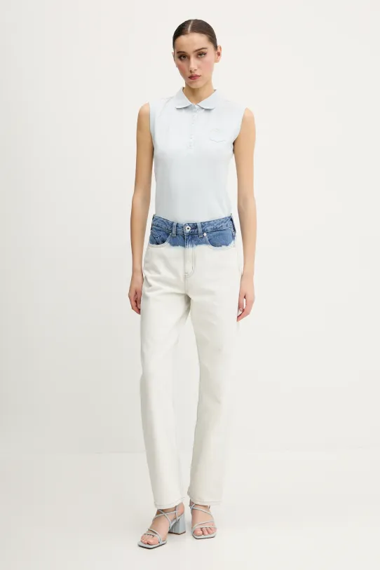 Guess Jeans top W5GP24.KCYR1 niebieski SS25