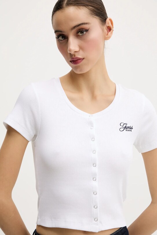 Футболка Guess Jeans білий W5GP27.KA0H1
