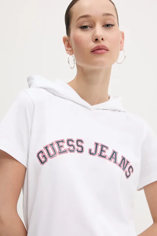 Guess Jeans tricou alb W5GP28.J1314