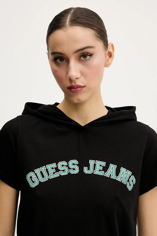 Guess Jeans tricou negru W5GP28.J1314