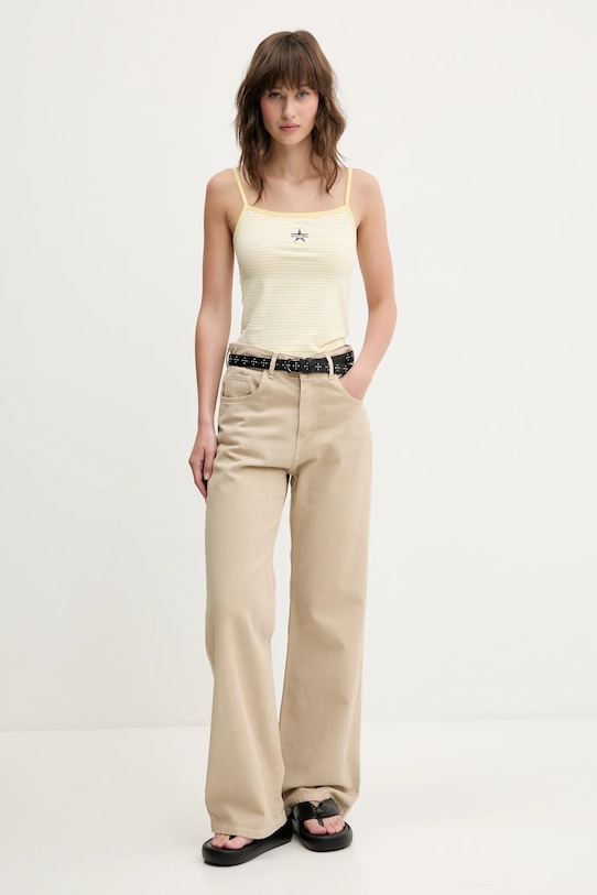 Топ Guess Jeans W5GP35.KCIE1 жёлтый SS25