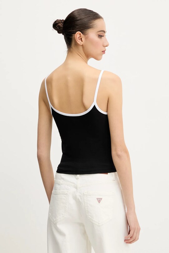 Oblečenie Top Guess Jeans W5GP37.J1314 čierna
