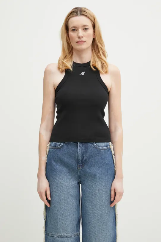 Top Axel Arigato Signature Tank Top s elastanem černá A0803002