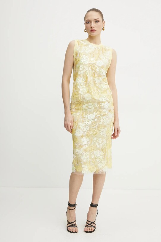 Ermanno Scervino bluzka 56TL017EZ0 żółty SS25