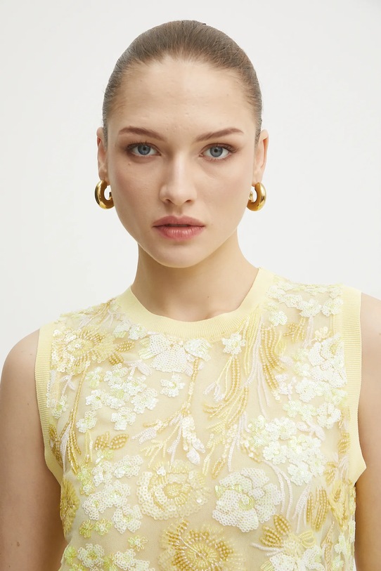 Блузка ERMANNO Firenze 56TL017EZ0 жовтий