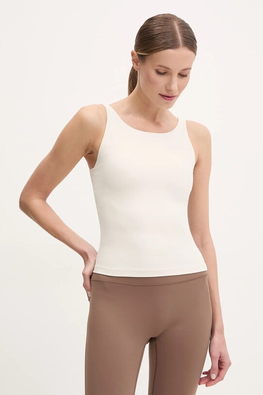 JOYINME top de yoga Release uni bej Koszulka.Release