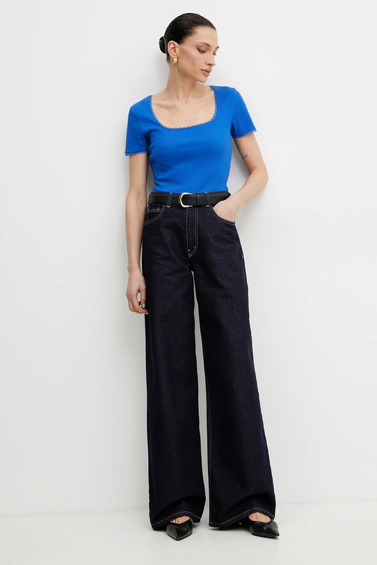 Morgan tricou DLUBI DLUBI albastru SS25