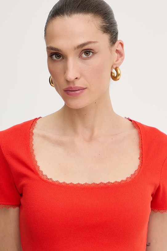 Morgan t-shirt DLUBI arancione DLUBI