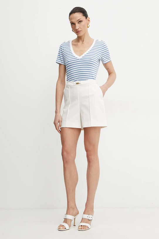 Morgan t-shirt DINA DINA fioletowy SS25