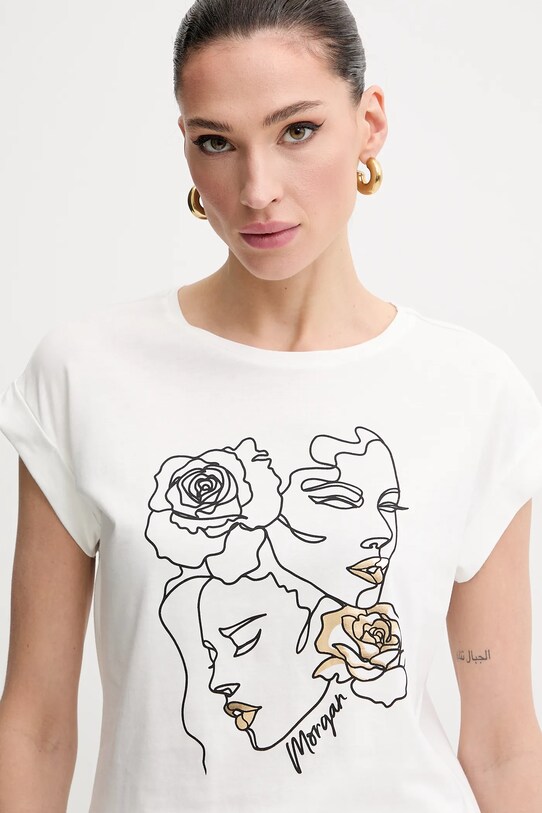 Morgan t-shirt DBELA biały DBELA