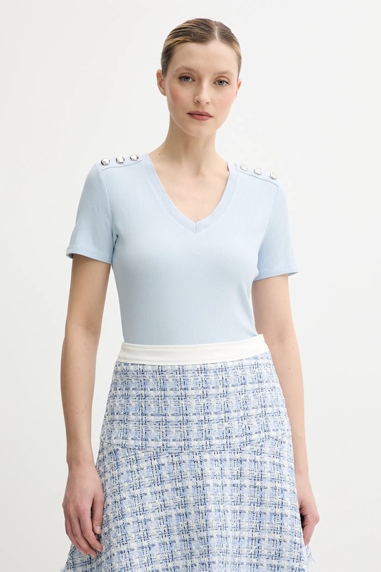 Morgan tricou DOMANI uni albastru DOMANI
