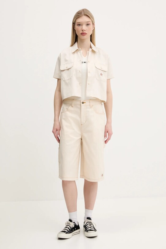 Top Dickies DK0A8677C481 μπεζ SS25