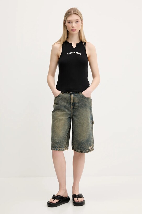 Dickies top DK0A8677BLK1 nero SS25
