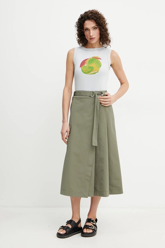 MAX&Co. top din bumbac 2516941034200 gri SS25