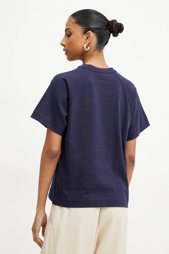 Îmbrăcăminte MAX&Co. tricou din amestec de in 2516941043200 bleumarin