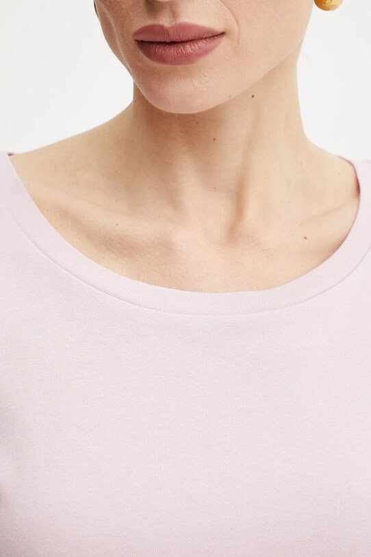 Бавовняна футболка MAX&Co. 2516941054200 рожевий