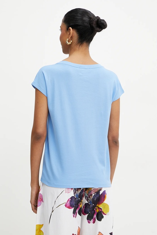 Одежда Хлопковая футболка MAX&Co. 2516941054200 фиолетовой