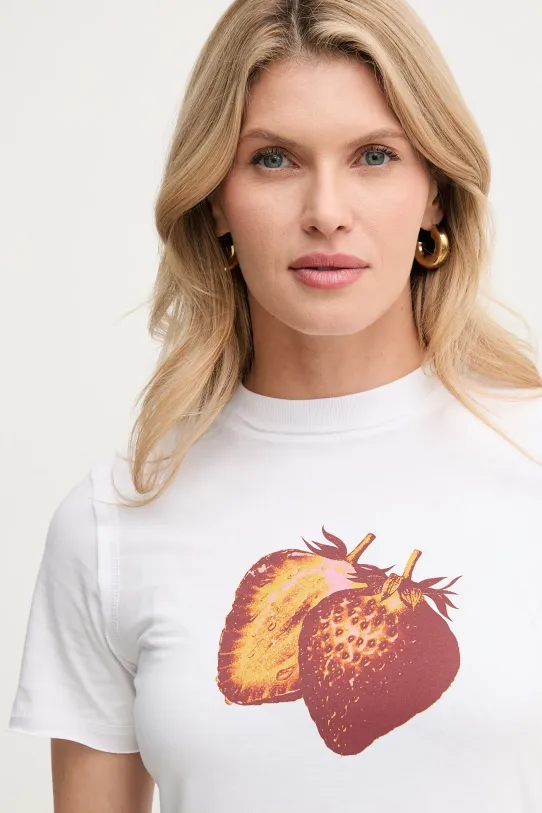 MAX&Co. t-shirt bawełniany biały 2516941094200