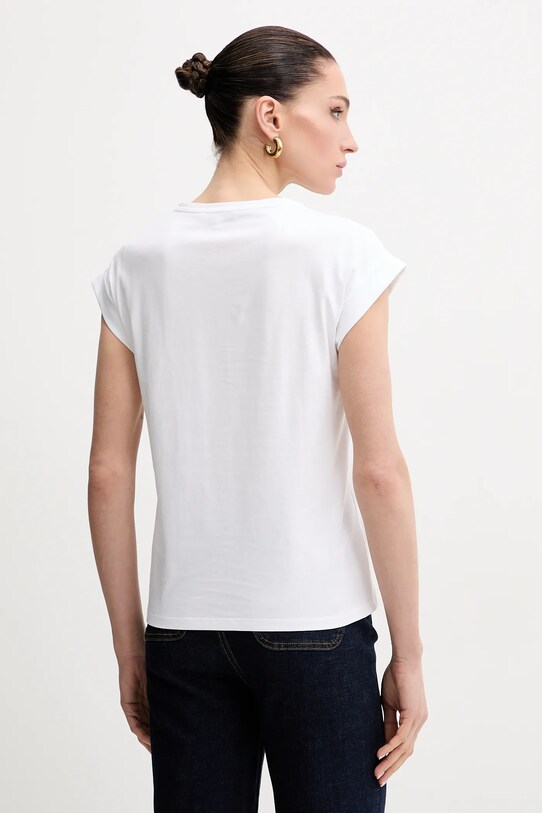 Îmbrăcăminte Morgan tricou din bumbac DLIFE DLIFE alb