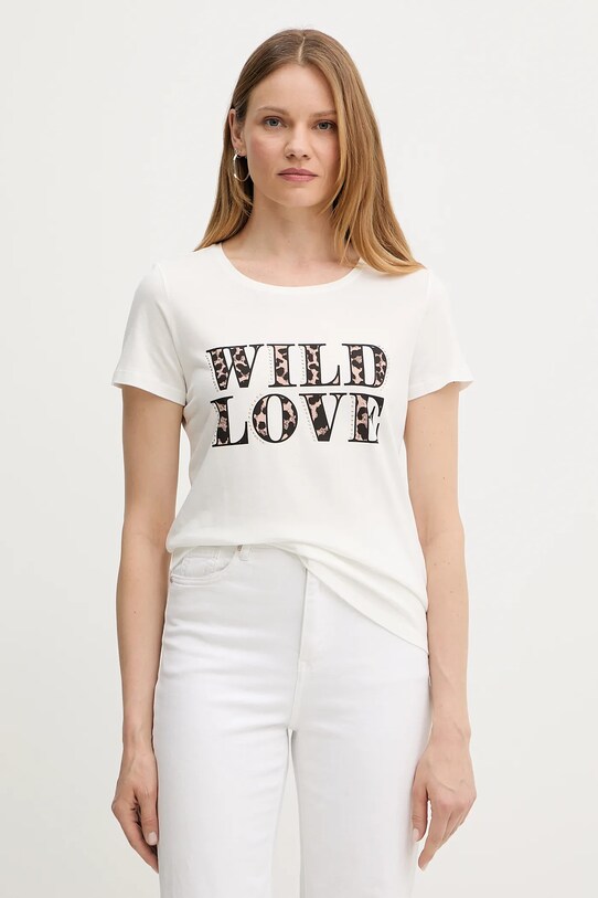 Tričko Morgan DMILIE potisk bílá DMILIE