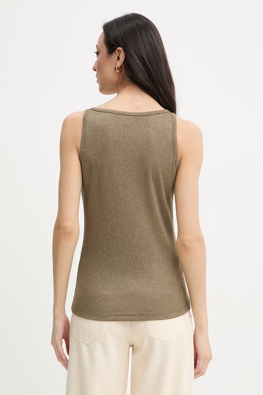 Odzież Morgan top damski z wiskozą DIDOA DIDOA zielony