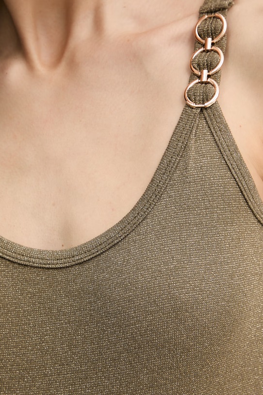 Morgan top damski z wiskozą DIDOA DIDOA zielony